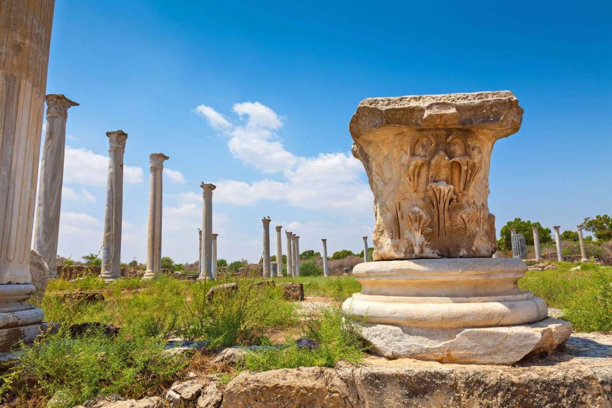 salamis-ruins-north-cyprus-statue