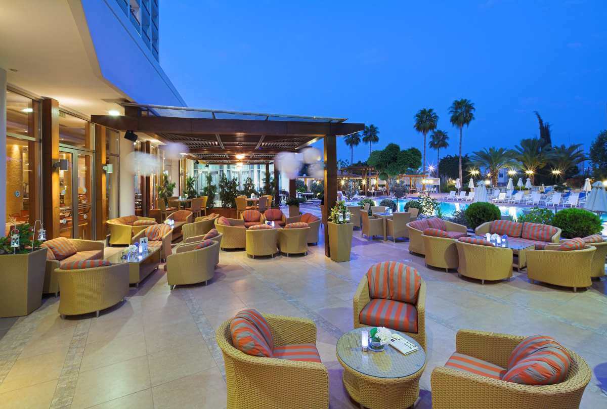 ajax hotel pool terrace