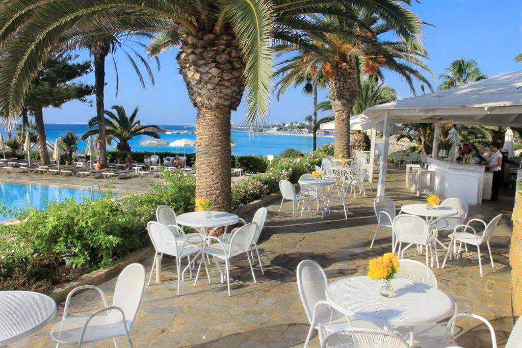 nissi beach hotel outdoor terrace ayia napa