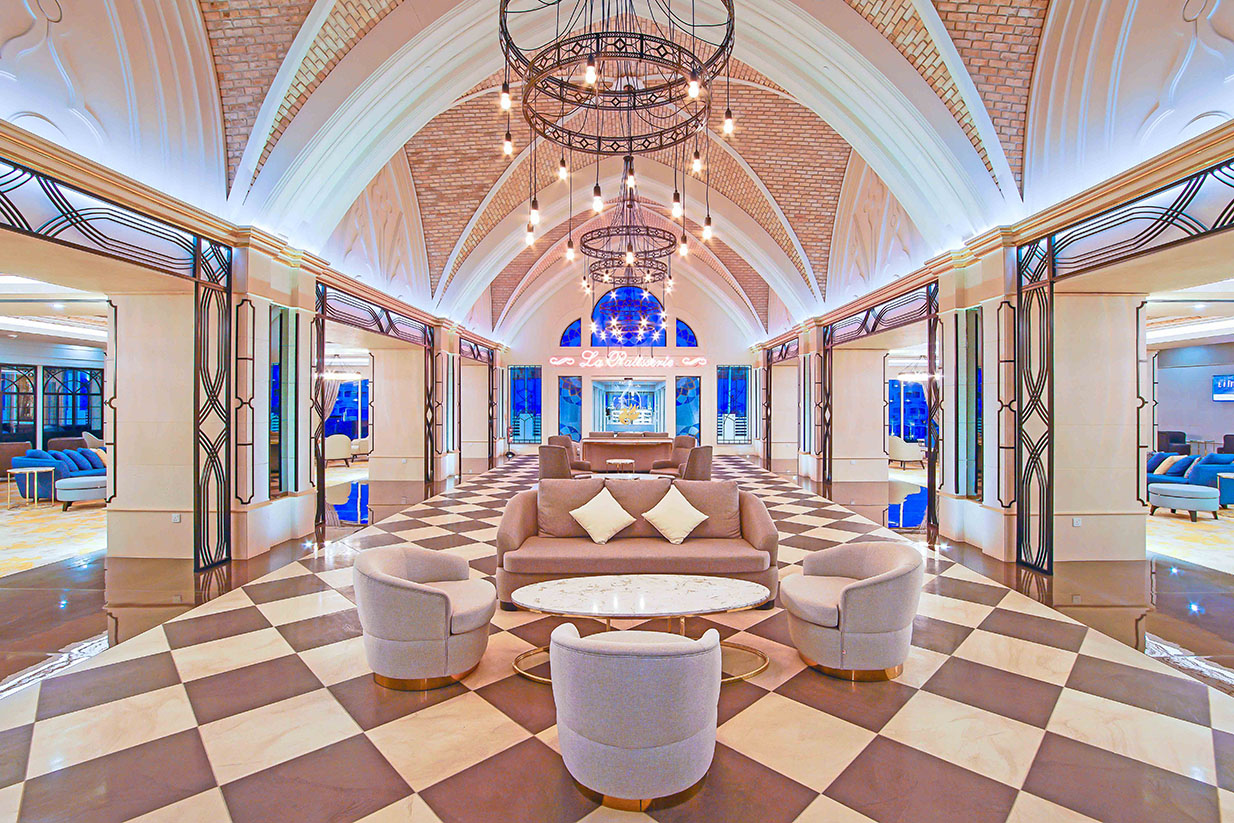 limak deluxe lobby bafra north cyprus