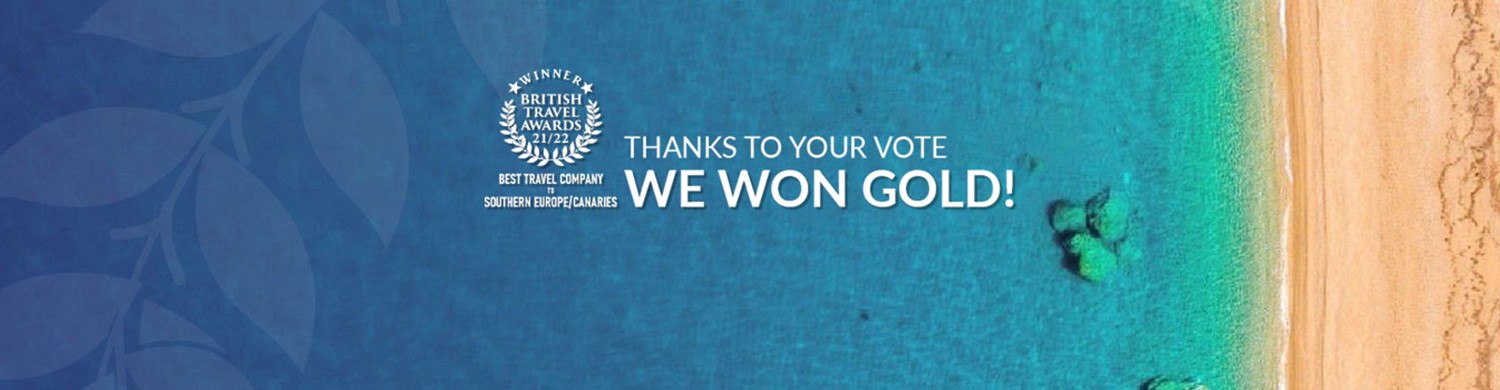 British Travel Awards 21/22 - Cyprus Paradise Wins Gold Award