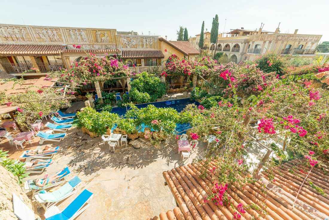 roman hotel pool terraces