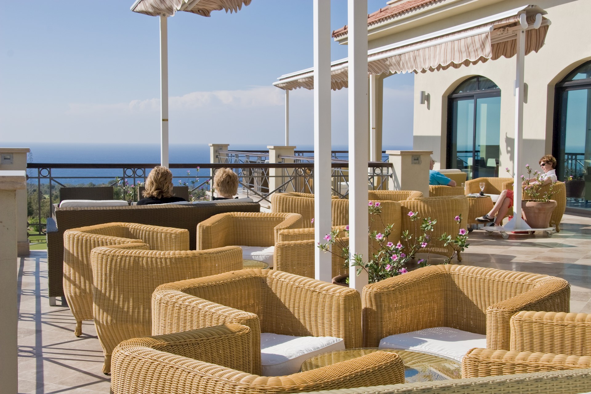 korineum spa resort clubbers terrace