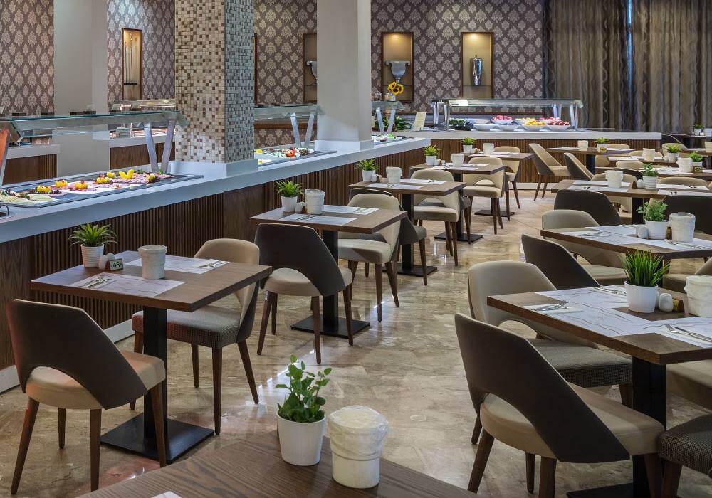 Buffet Style International Dishes