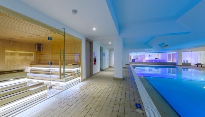 asterias hotel sauna