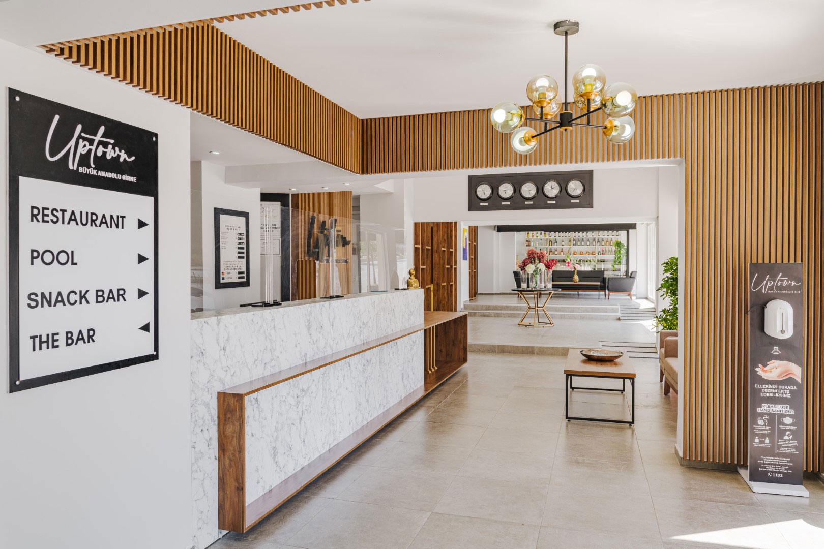 8 uptown anadolu hotel reception area kyrenia