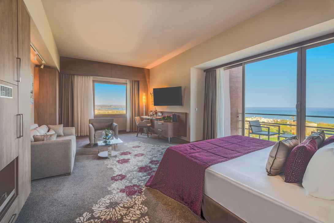 concorde panoramik suite bedroom north cyprus