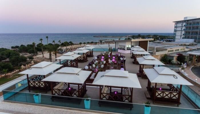 asterias sitting place with sea view