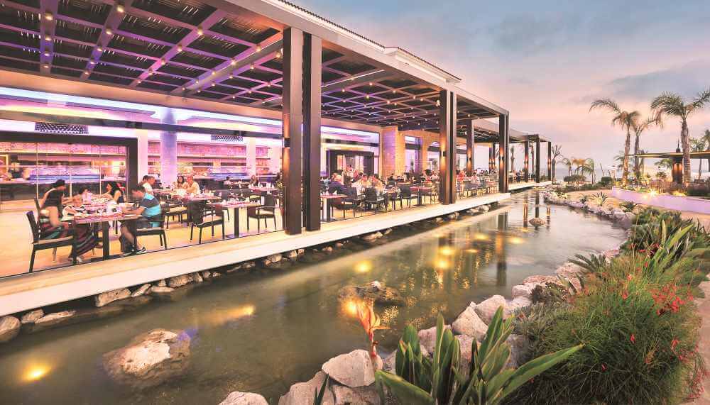 olympic lagoon resort open air restaurant