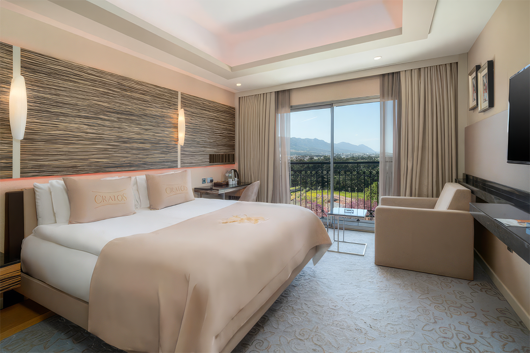 Cratos bedroom double bed interior