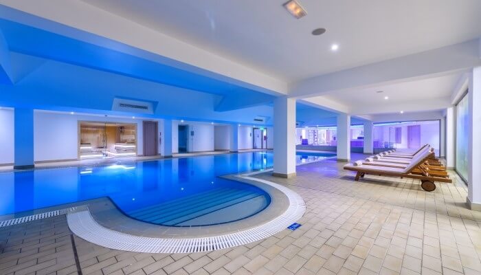 asterias hotel indoor pool