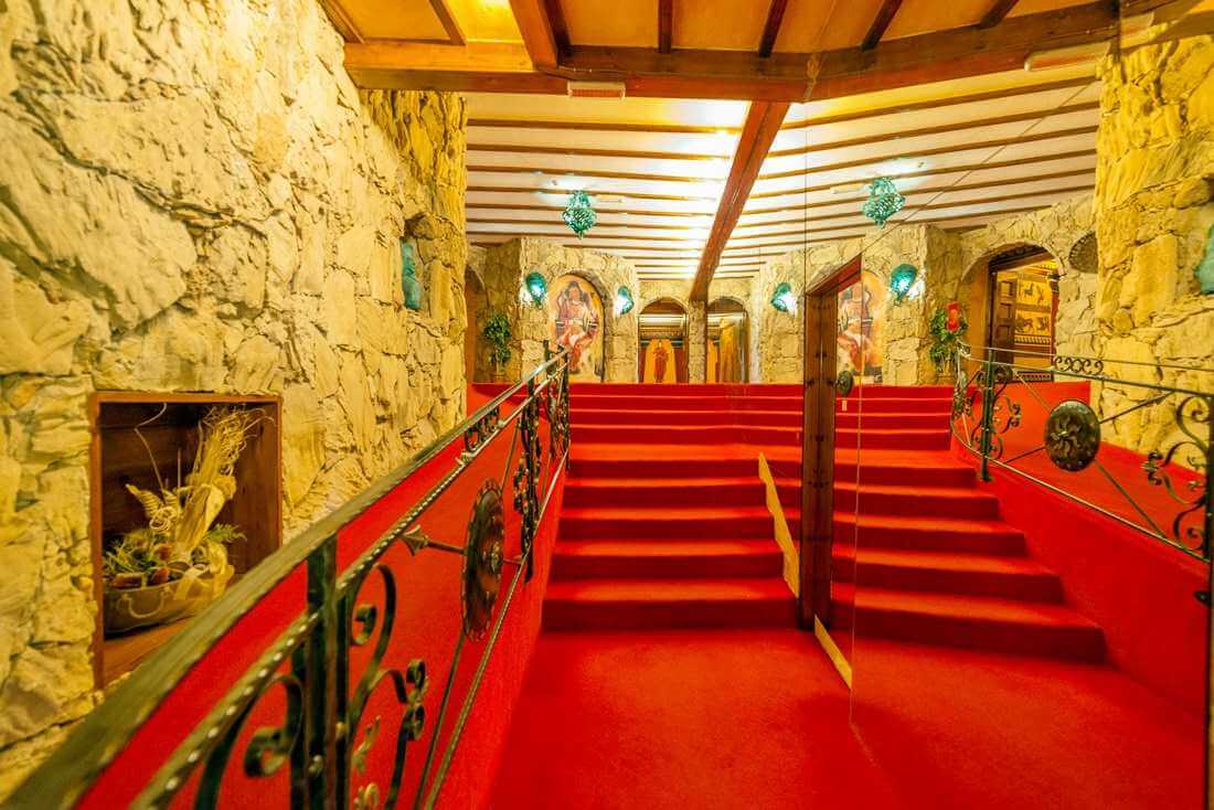 roman hotel stairs