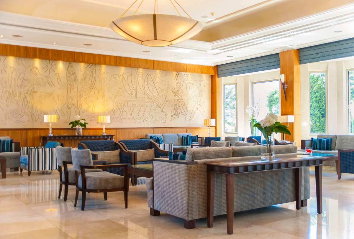ajax hotel lobby area