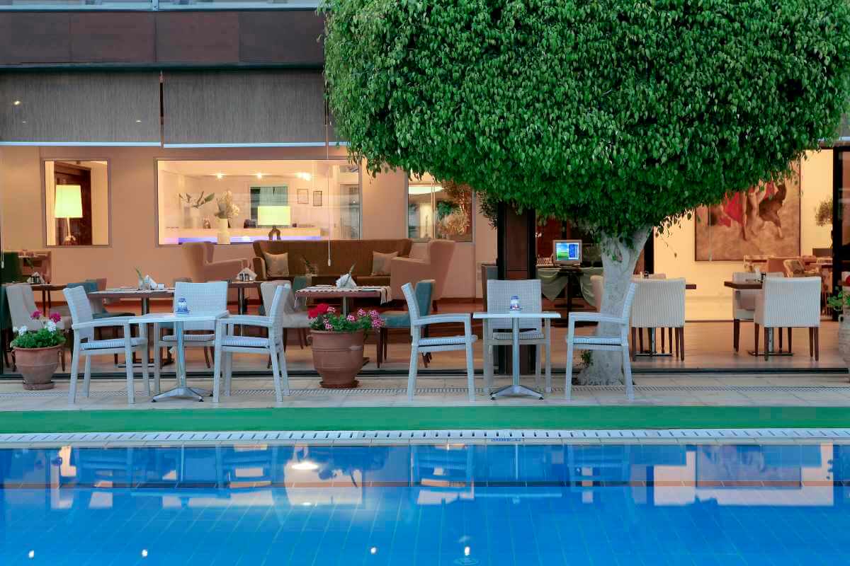anemi hotel pool area restaurant