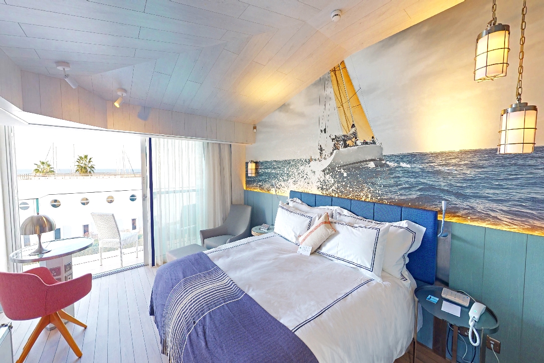 suite bedroom view karpaz hotel bafra