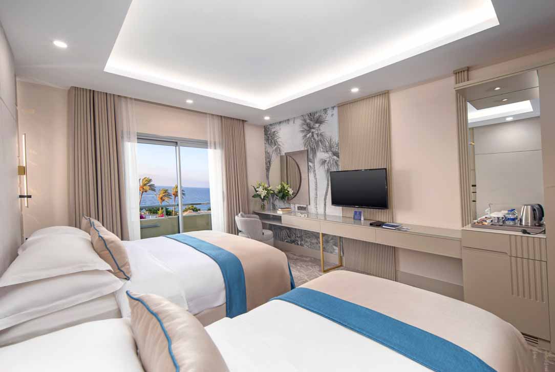 twin bedroom merit park kyrenia