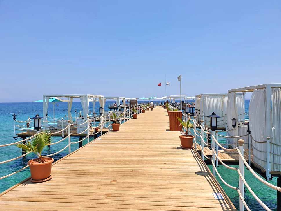 limak bafra beach area bafra