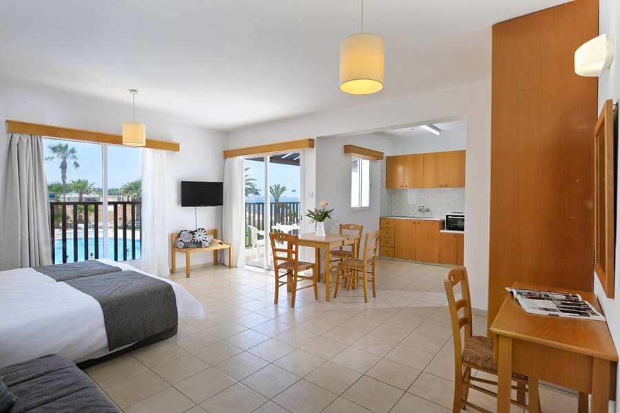 akti beach village resort poolview studio
