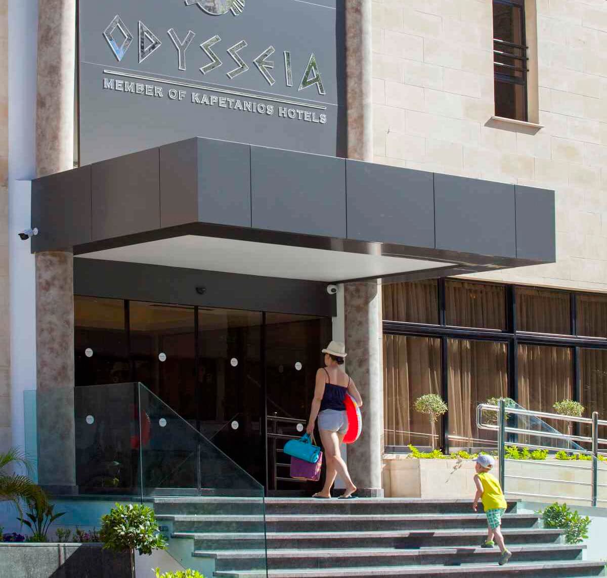 Kapetanios Odysseia Hotel Entrance