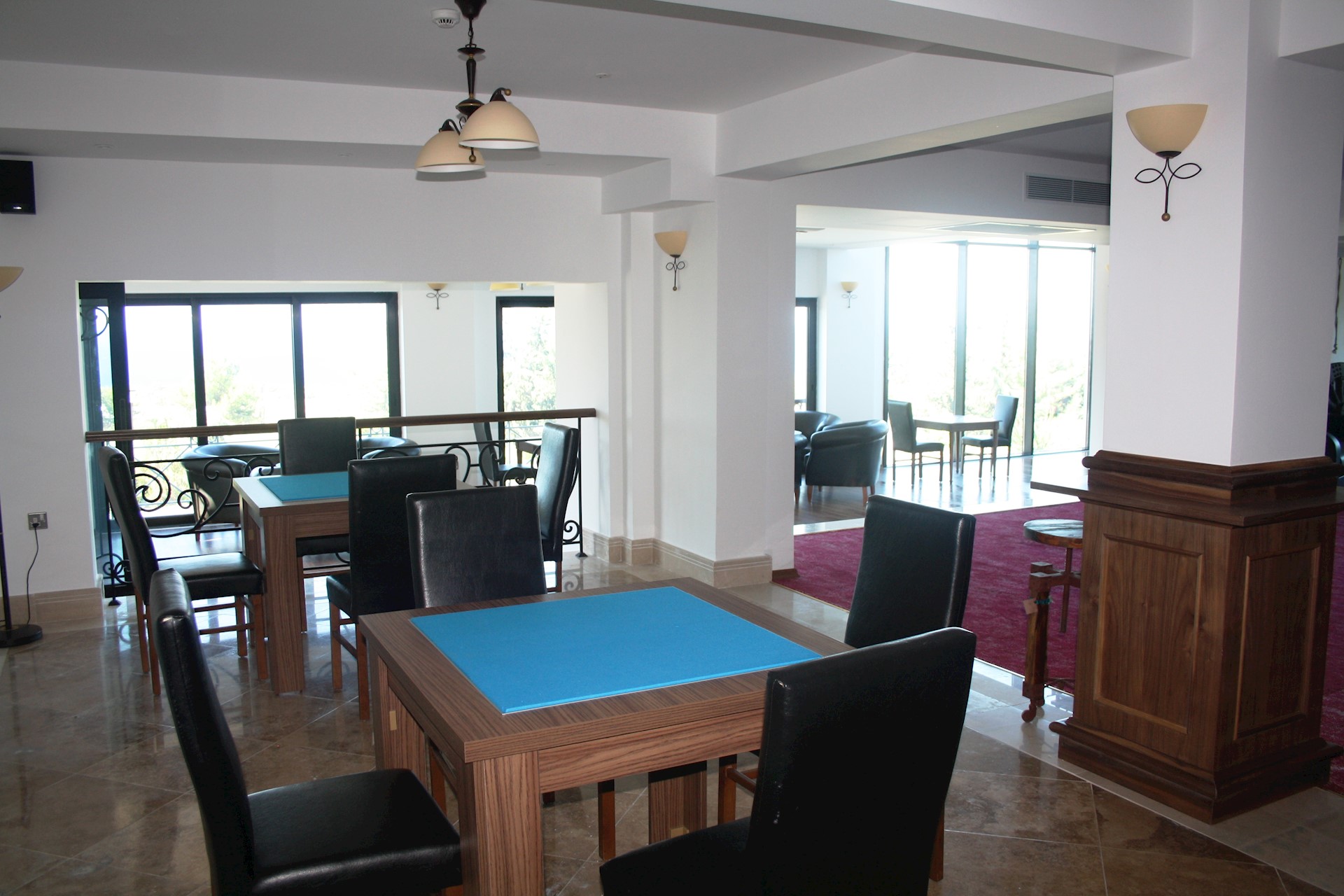 korineum resort bridge chess tables