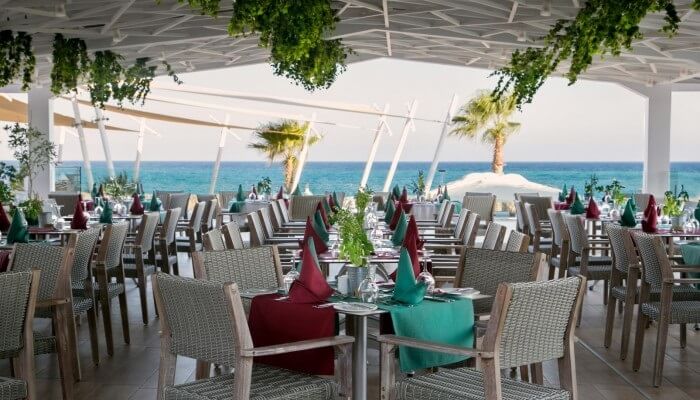 asterias beach side restaurant