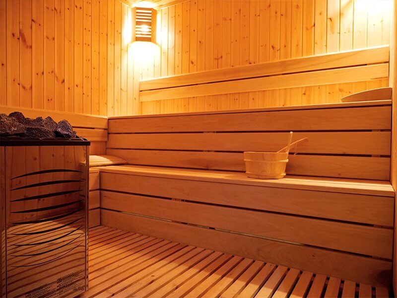 amethyst napa hotel steam room