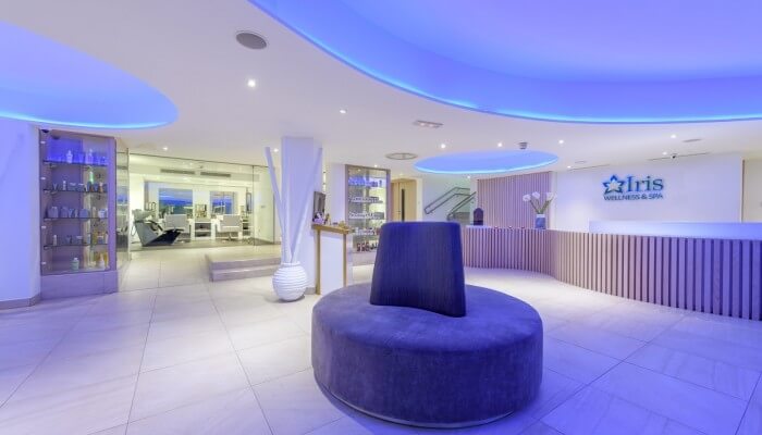 asterias hotel spa reception