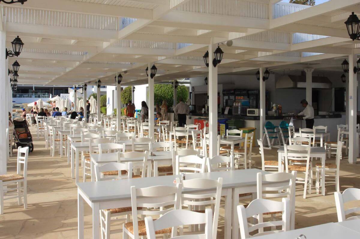 callisto holiday village outdoor restaurant cyprus
