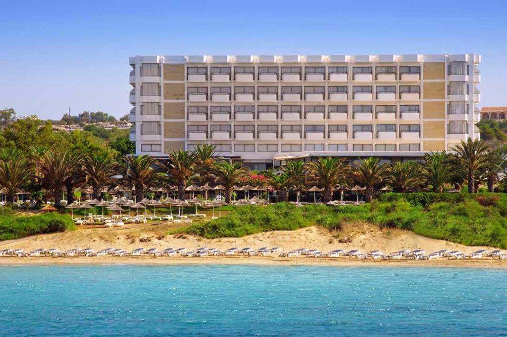 alion beach hotel from sea.