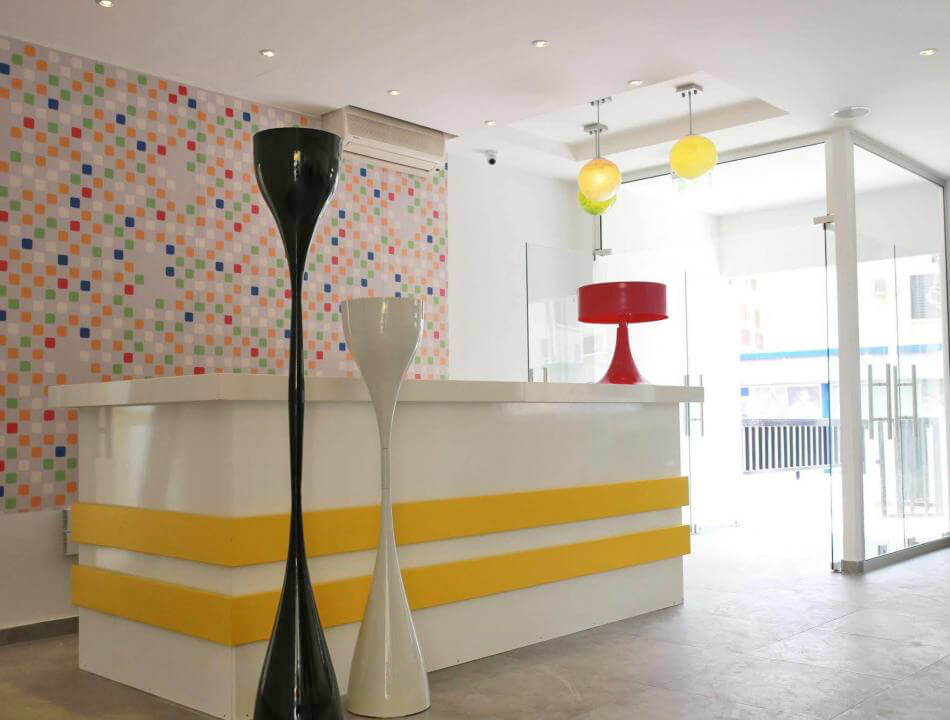 cleopatra annex ayia napa lobby area
