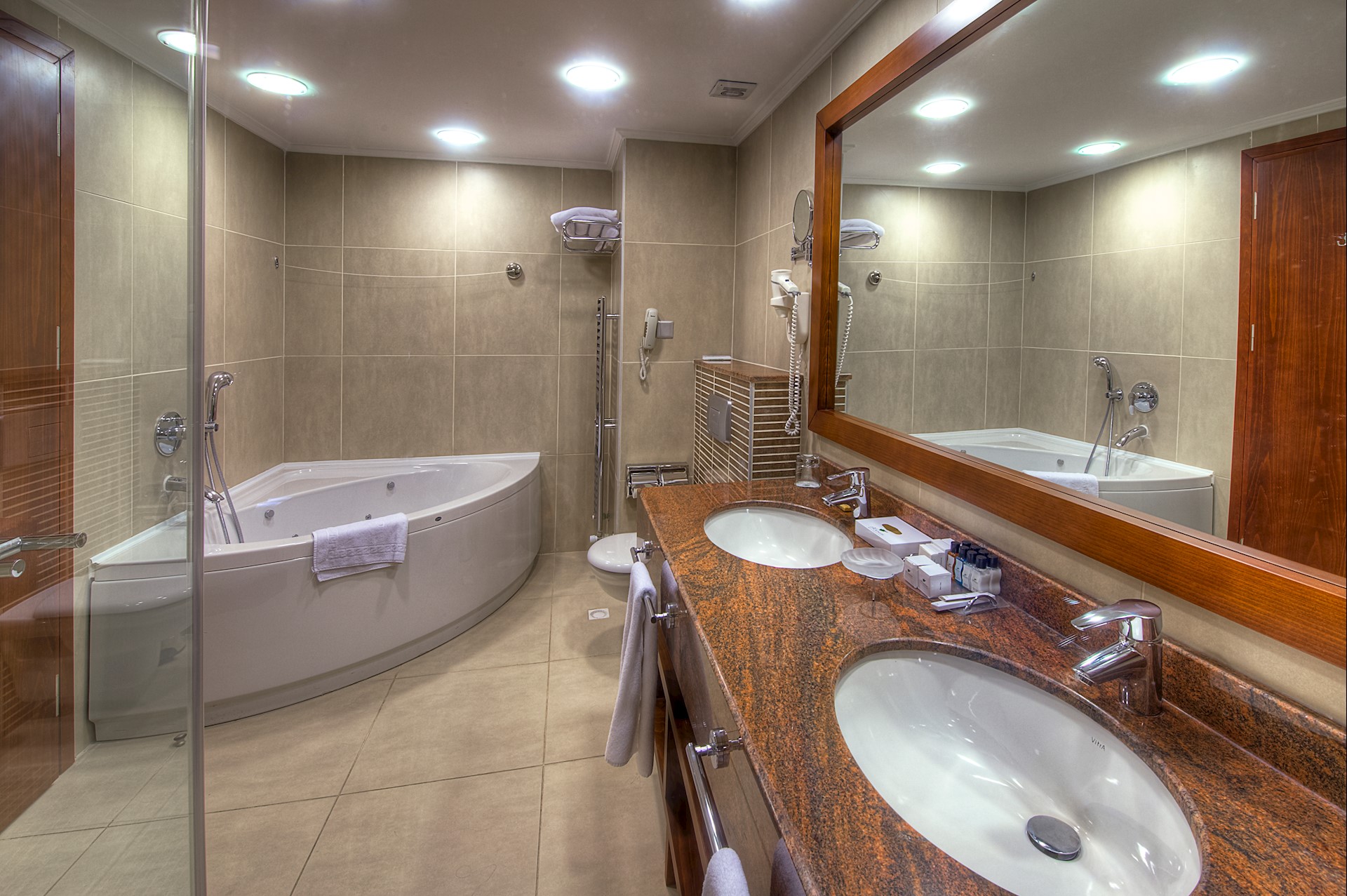 korineum beach resort bathroom
