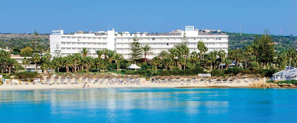 nissi beach cyprus hotel view
