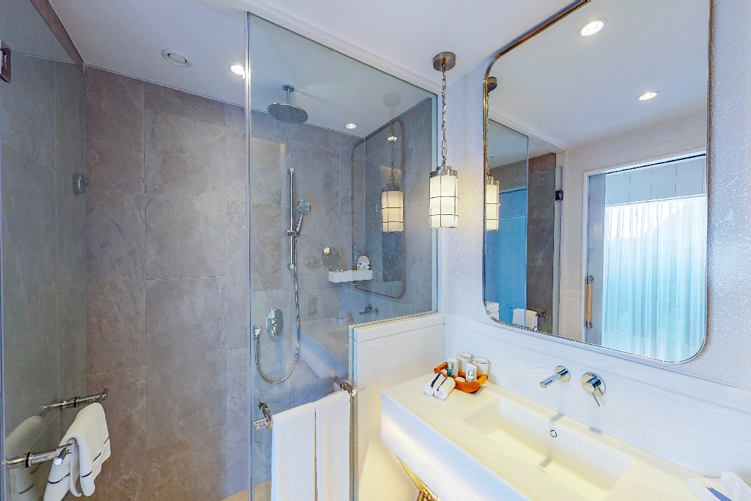 suite bathroom karpaz hotel bafra