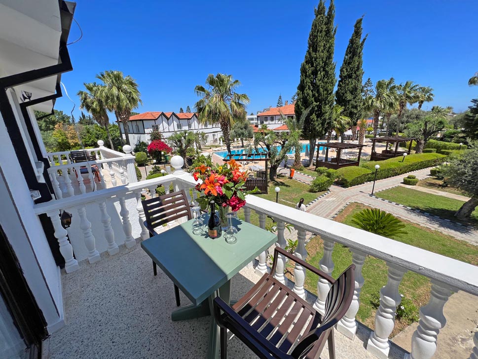 garden view terrace ship inn kyrenia