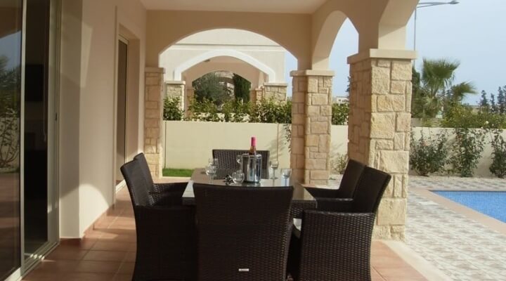 aphrodite sands resort villa terrace pool