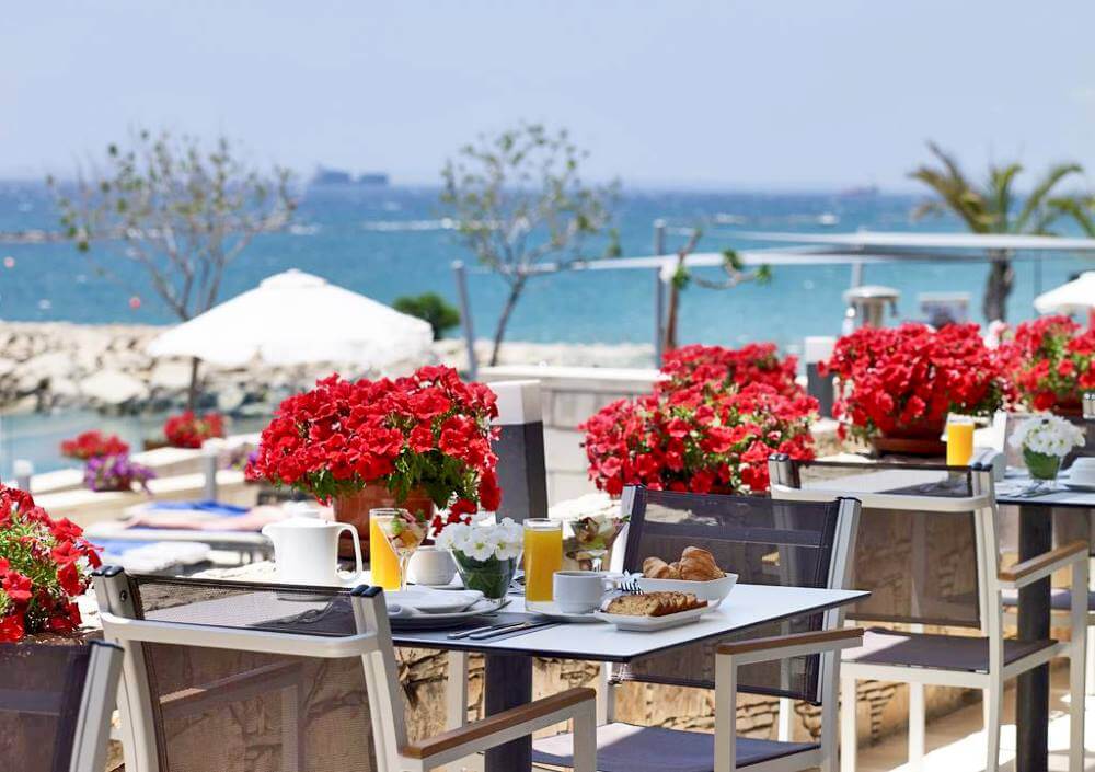 the royal apollonia outdoor dining