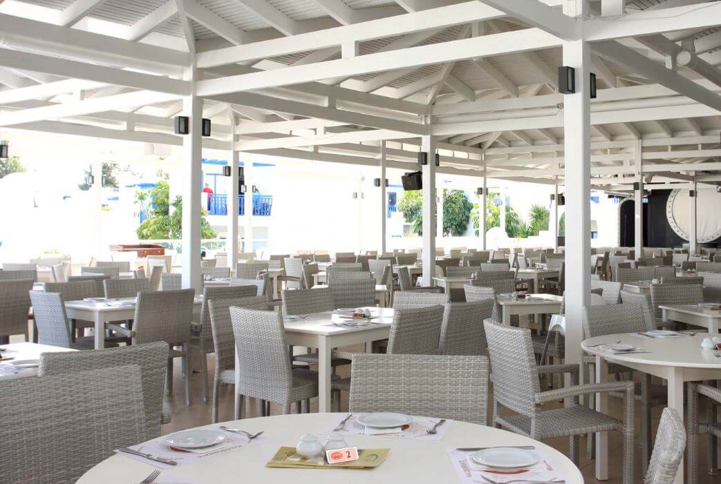 callisto holiday village outdoor dining cyprus