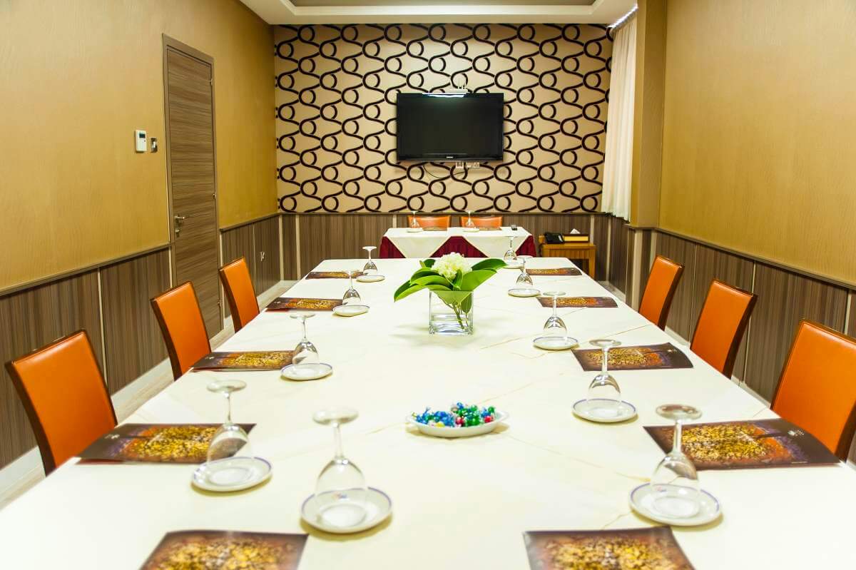 ajax hotel conference setting