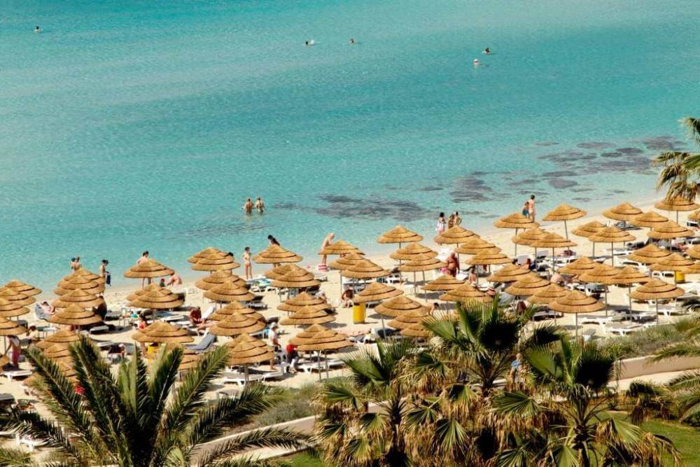 nissi beach hotel sandy beach